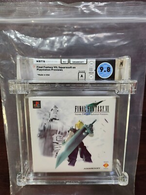 Final Fantasy VII: Squaresoft on PlayStation Previews FF7 Demo WATA 9.8 A