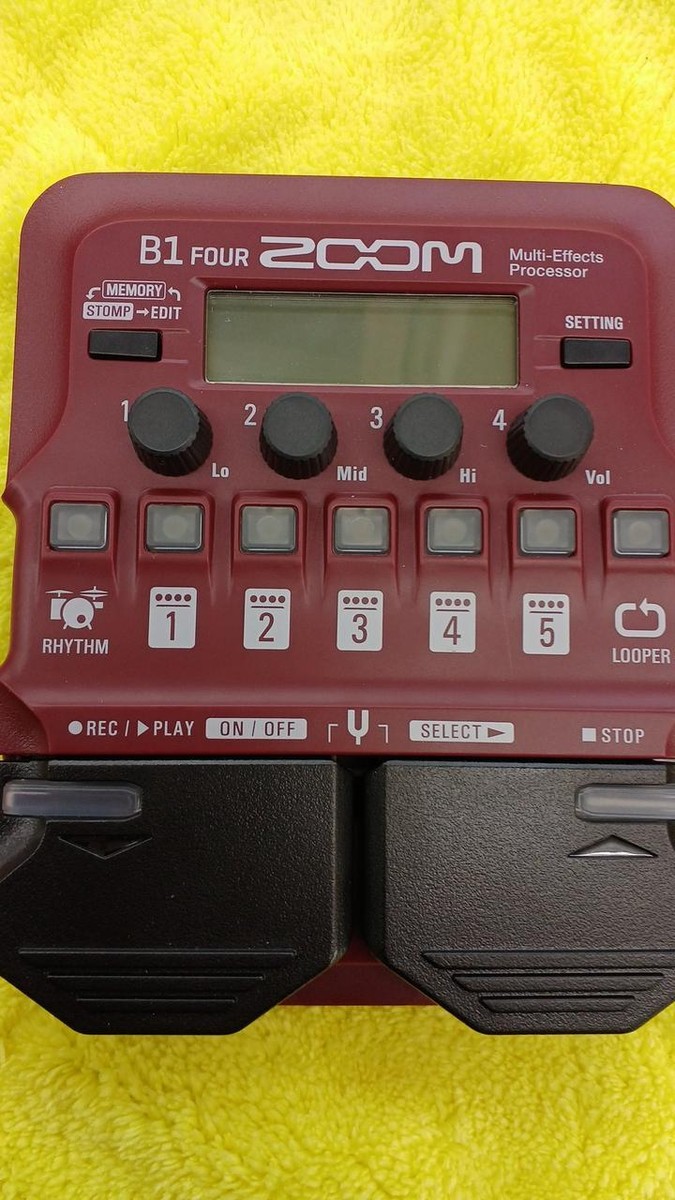 ZOOM B1 FOUR Bass Multi-Effects Processor Pedal | eBay