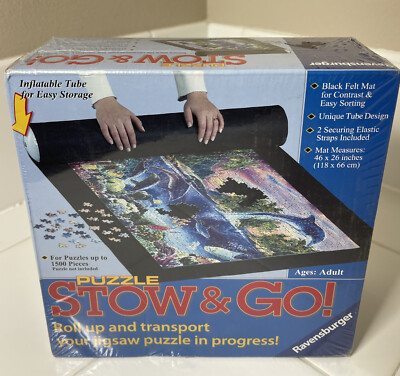 NEW Sealed Ravensburger Puzzle Stow and Go Storage System roll up mat 46 x 26