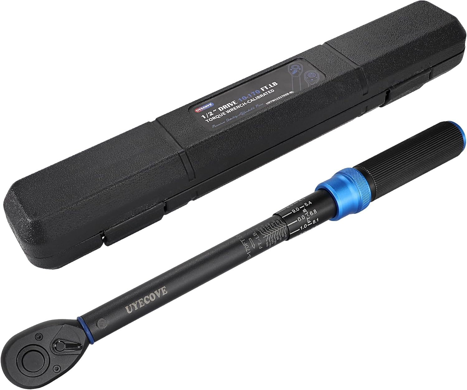 1/2-Inch Drive Click Torque Wrench, Dual-Direction Click Professional Torque Wre