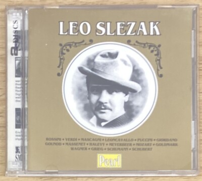 Leo Slezak 1903-1923 CD 2 Disc Set Gemm CDS 9299 Pearl Records Compilation
