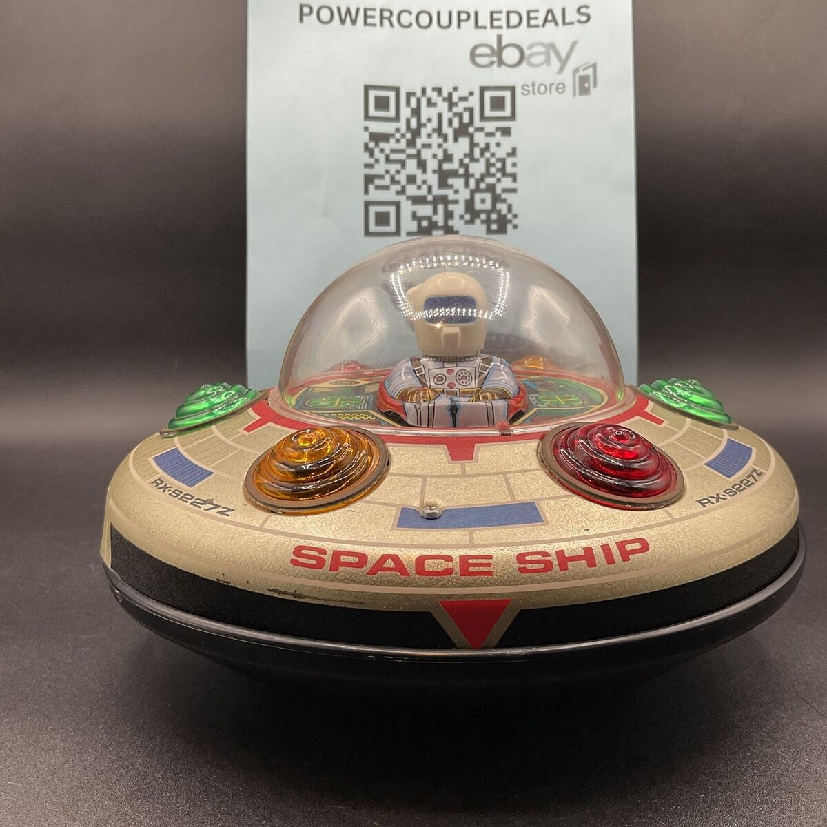 Space Ship UFO X-7 Masudaya Japan Vintage Tin Toy Galactic Space Ship UFO X-7 Masudaya Japan Vintage Tin Toy Galactic