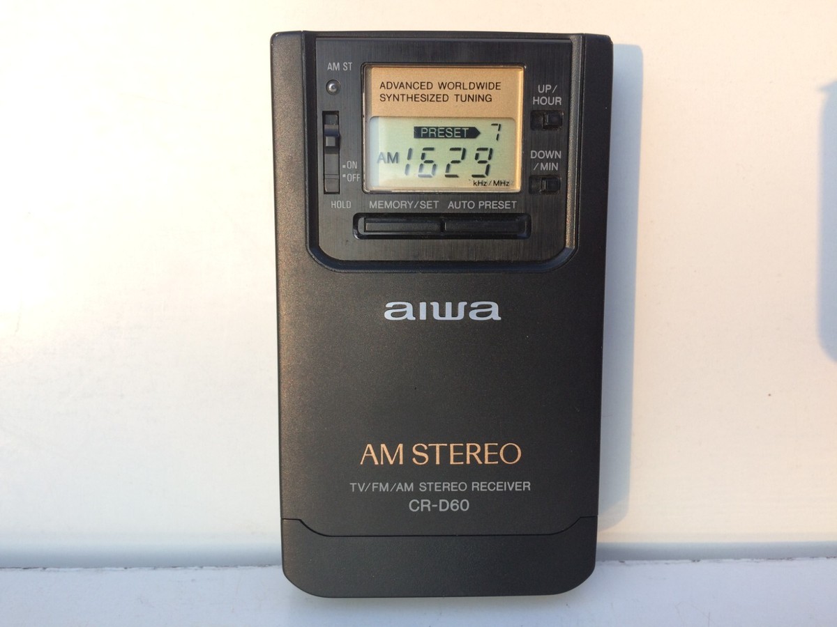 Aiwa CR-D60 Radio Receiver FM/AM Stereo/TV Advanced Worldwide