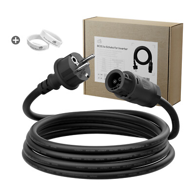 Gummikabel H07RN-F 3x1,5 Mm² Mit Betteri BC01 Auf Schuko – Für Solar Mikrowechselrichter, 5 M, VDE