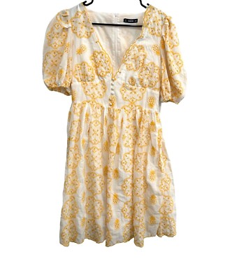 shein yellow dresses VCAY Ditsy Floral Knot Split Thigh Dress, M1473466, Yellow, M: Buy Online at Best Price in UAE Fitted High Stretch All Women Clothing Sylviya Women's Casual Jamican Sexy