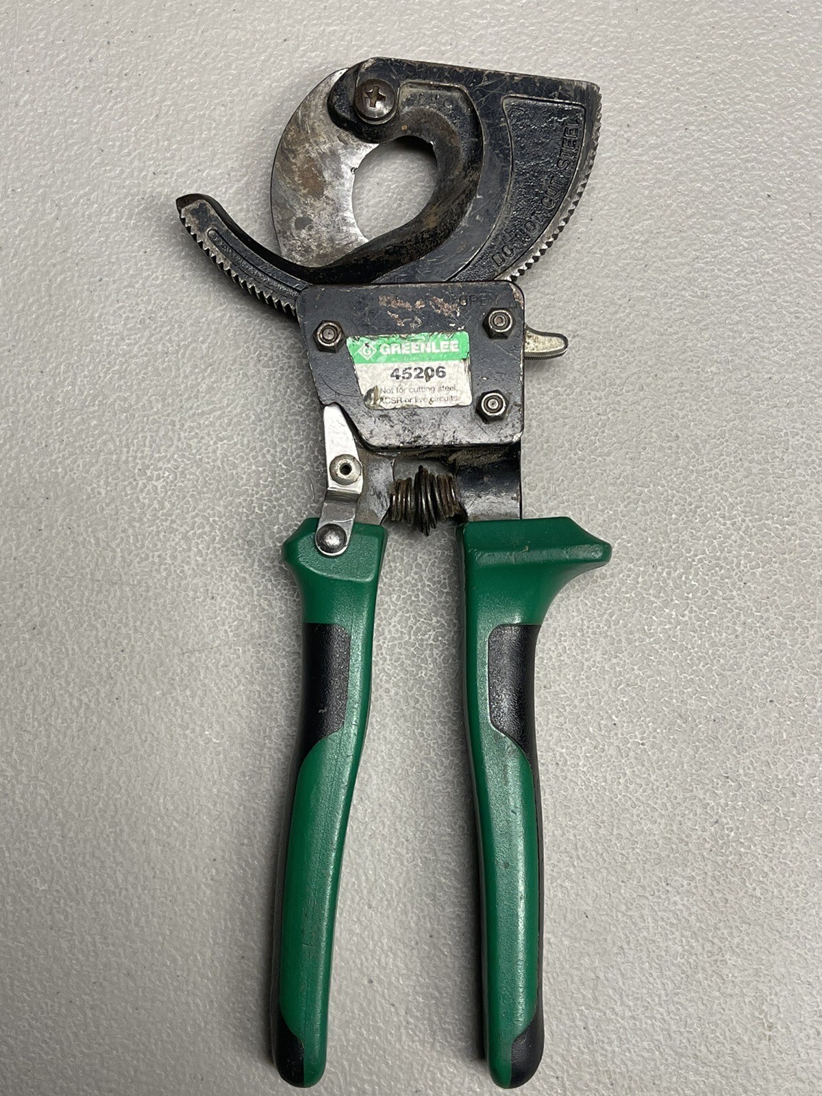 Greenlee 45206 Ratcheting Cable Cutters eBay