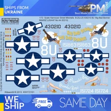 Kits World KW172101 1/72 Decal for B-25J Mitchells Accessories for aircraft