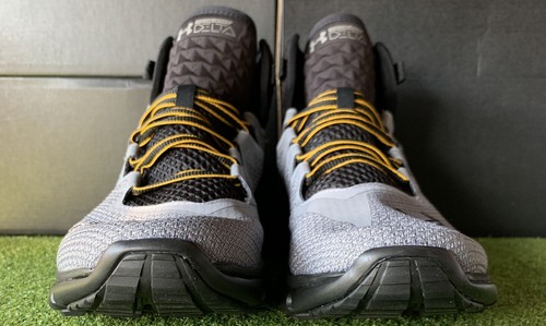 Under Armour Project Rock Delta Training Shoes Size 7 3021055-101 Steel NWB - Picture 5 of 12