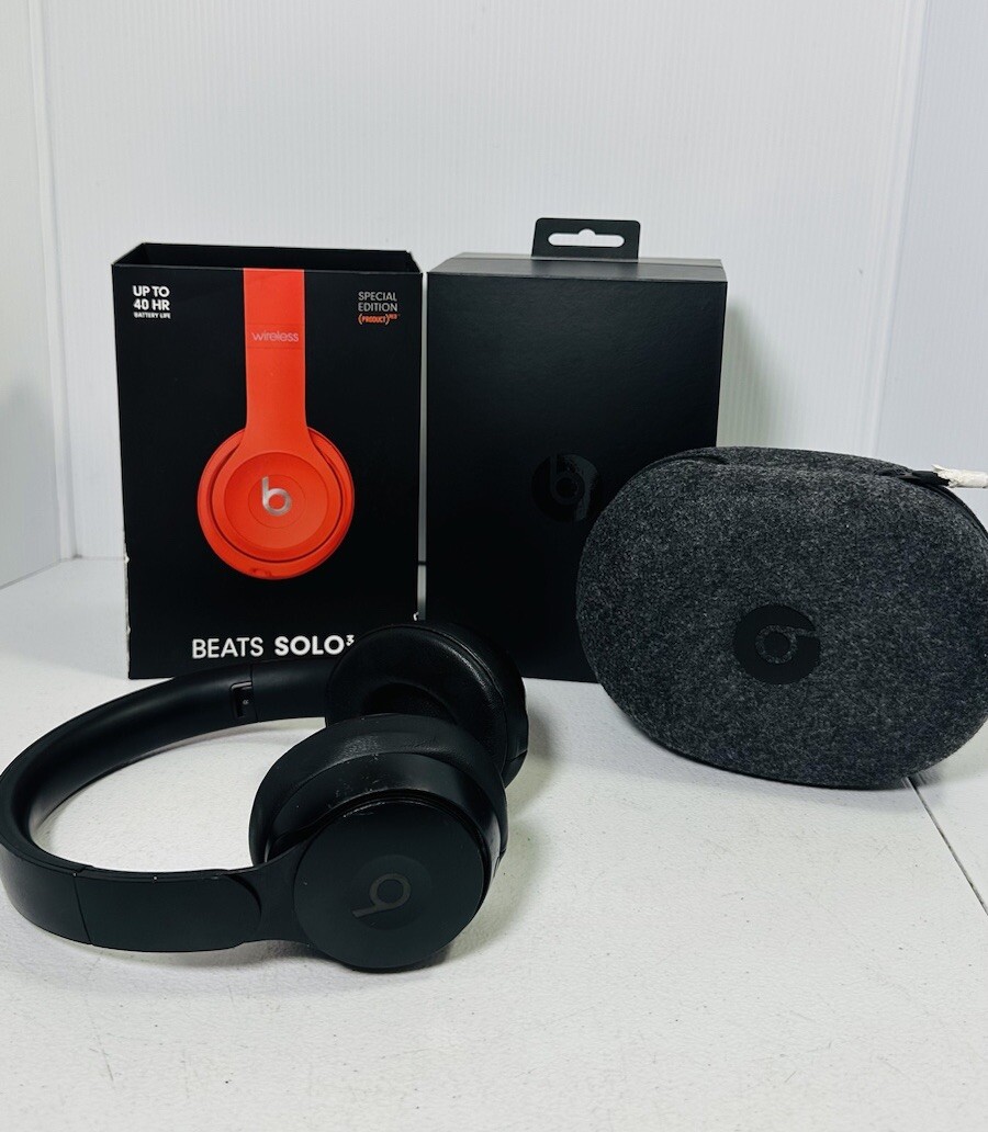 Beats Solo Pro Wireless On-Ear Bluetooth Headphones Black A1881 | eBay