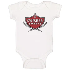 Swisher Sweets Cigars Blunt Cannabis Tobacco 420 Friendly Fan Baby One Piece