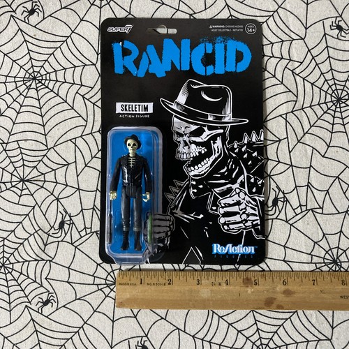 SUPER7 Rancid Skeletim (Hat) - Action Figure 9,5 Cm - ReAction Scale - 4