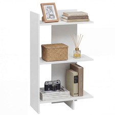 3-Tier Wooden Bookshelf, Free Standing Open Storage Shelf with Anti-Tipping Kit