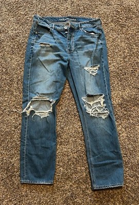American Eagle Women's Jeans Size 10 Default VTG Distressed Denim Vintage