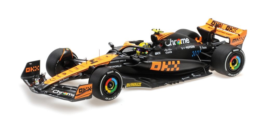 Minichamps 537233504 1:18 MCLAREN F1 TEAM MCL60 - LANDO NORRIS - 2ND PLACE JAPAN