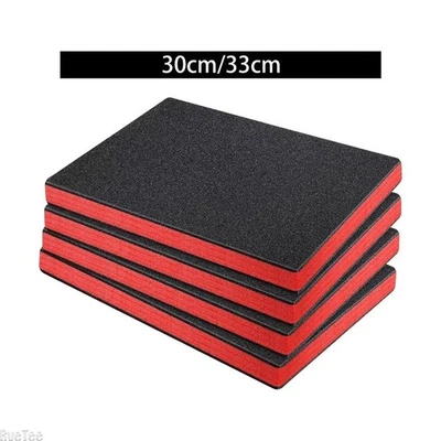 BRANDED 4x Tool Box Foam Inserts Polyethylene Tool Foam Sheets High Density for DIY