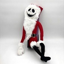 NEW Nightmare Before Christmas Poseable Santa Jack Skellington Plush Figure 24"