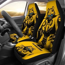 Bumblebee Transformers Car Seat Covers Front Seats Universal Auto Giftset Of 2 Bumblebee Transformers Car Seat Covers Front Seats Universal Auto Giftset Of 2