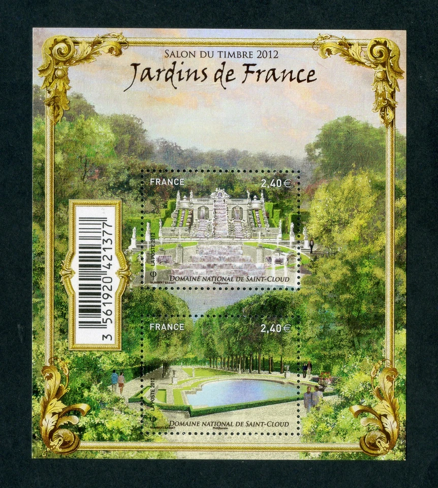 Salon du Timbre 2012 Bloc Feuillet Jardins de France F4663 NEUF** MNH - Photo 1/1