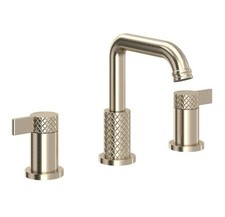 Rohl Tenerife TE09D3LMSTN 1.2 GPM Widespread Bathroom Faucet, Satin Nickel