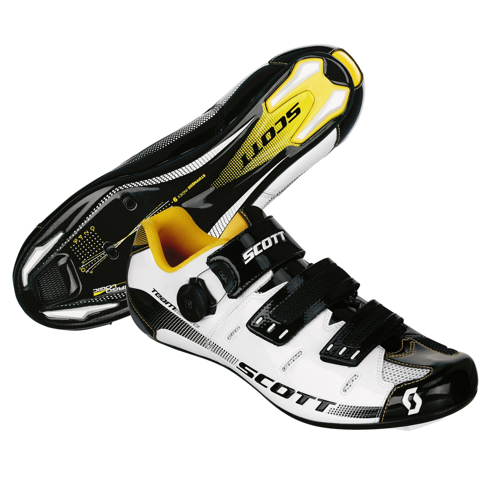 Обувь Scott Road Shoes Team Issue Белыйчерный глянец 41 52290₽