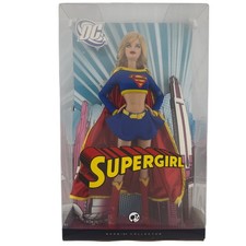 DC Supergirl Barbie Collector Doll Silver Label 2008 Mattel L9639 Sealed