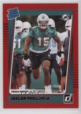 2021 Panini Donruss Rated Rookie Press Proof Red Jaelan Phillips #336 05v0