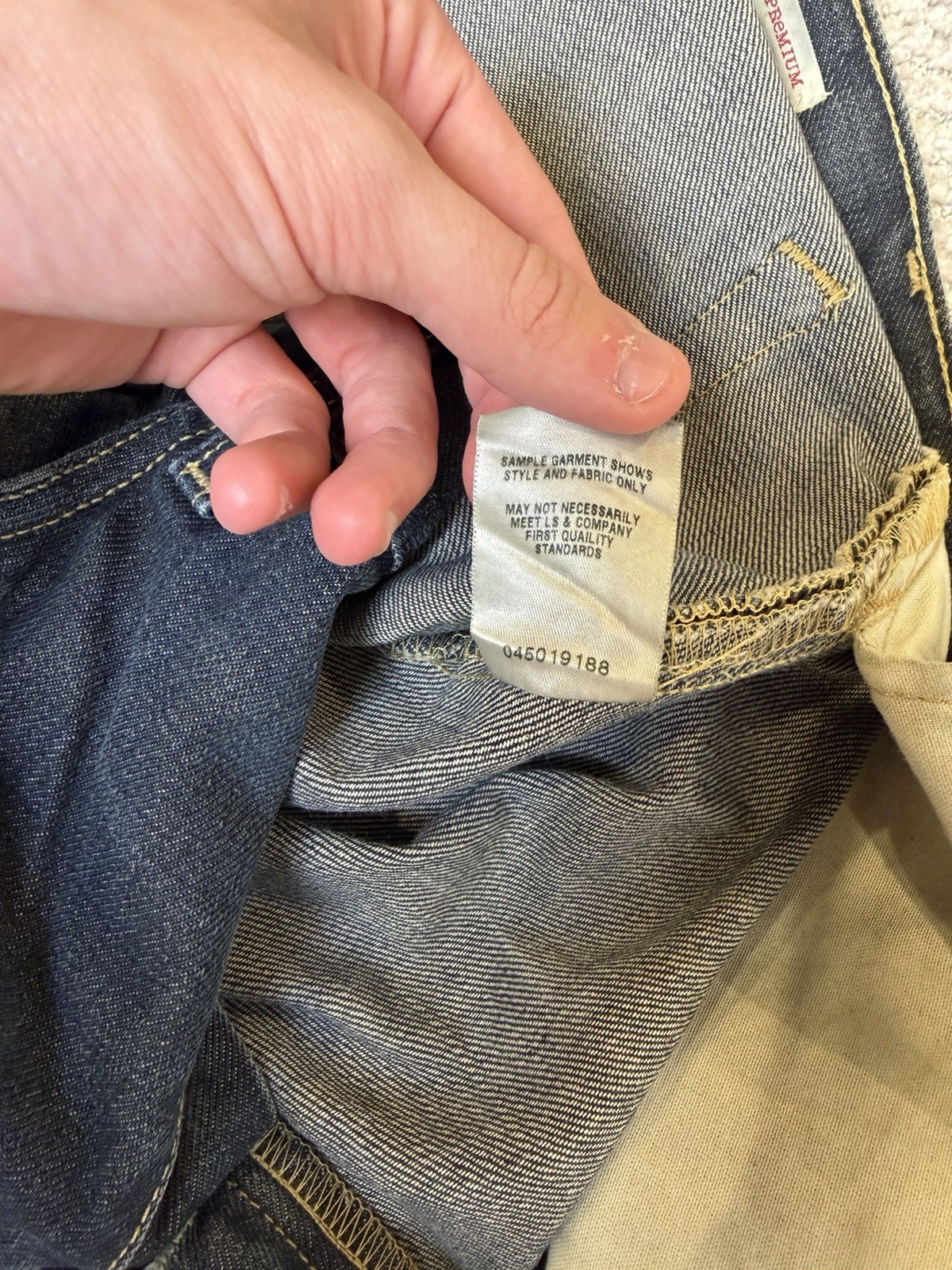 Levi's 501 Create Sample Garment Prototype Jeans … - image 2