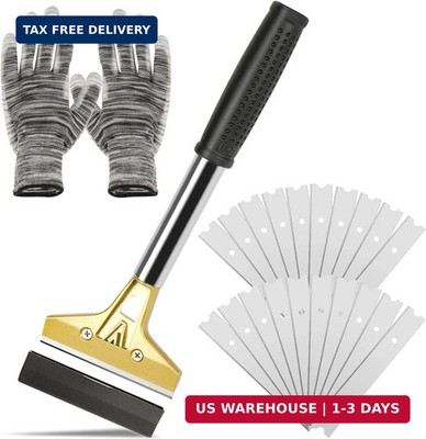 Razor Blade Scraper,Floor Scraper Tool with 20PCS Extra Blades,Paint Scraper Ide