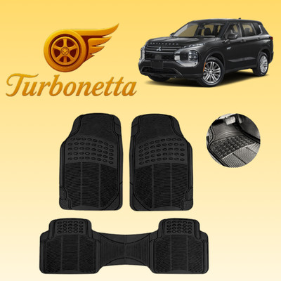 For All Mitsubishi 3pcs Rubber All Weather Turbonetta Custom Fit Mats