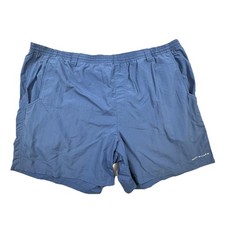 Columbia PFG Swim Shorts Mens XL Blue Omni-Shade Fishing Quick Dry Nylon