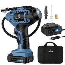 Tyre Inflator Air Compressor, 20V Cordless Car Tyre Pump