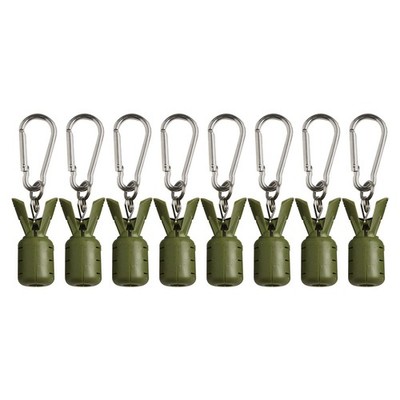 Tintenfisch Angelhakenschutz 8er Set für Holz Garnelen Egi Haken mit Clip Carry