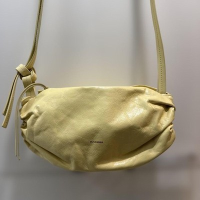 Jil Sander Yellow Shoulder Bag Women Bag Original Collection