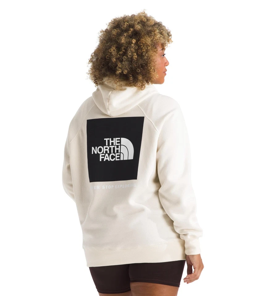 Sudadera con capucha para mujer The North Face Box NSE XL Gardenia blanca NF0A7UONN50 Foto 4 de 4