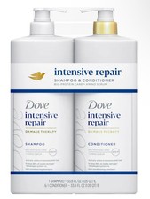 Dove Intensive Repair Damage Therapy Shampoo & Conditioner Set, 33.8 fl oz 0.71 per fl oz