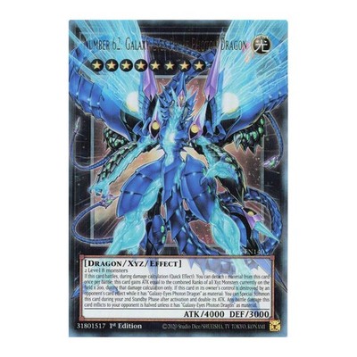 Yu-Gi-Oh TCG BLG-DE140 UR Nummer 62: Galaxy-Augen Prime Photon Dragon (erweitert