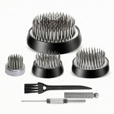 4 St&uuml;ck Steckigel mit Reinigungsb&uuml;rste Rostfrei Gartenwerkzeug Langlebig