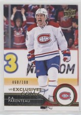 2014-15 Upper Deck UD Exclusives 60/100 PA Parenteau #352 x4f