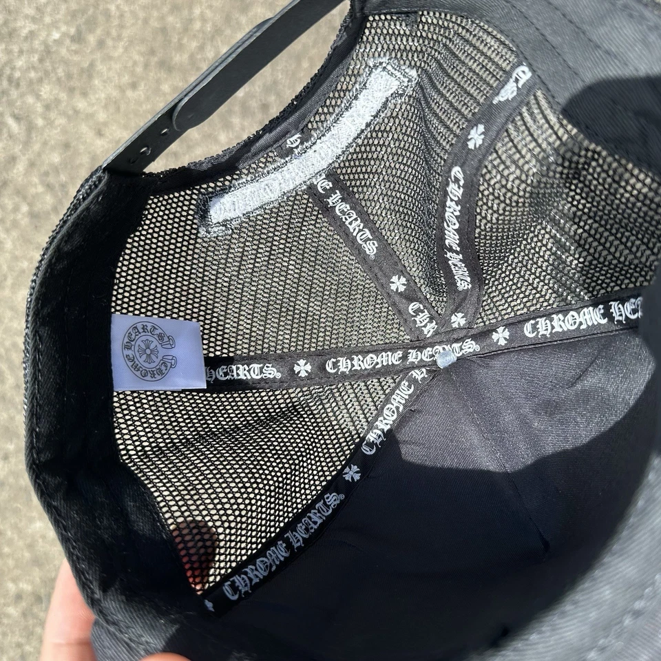 Chrome Hearts Matty Boy Chomper Snapback Trucker Hat Black Hollywood - Image 3 of 3