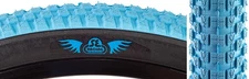 SE Racing Cub 20" X 2.0" BMX bicycle skinwall tire LIGHT BLUE/BLACK SIDEWALL