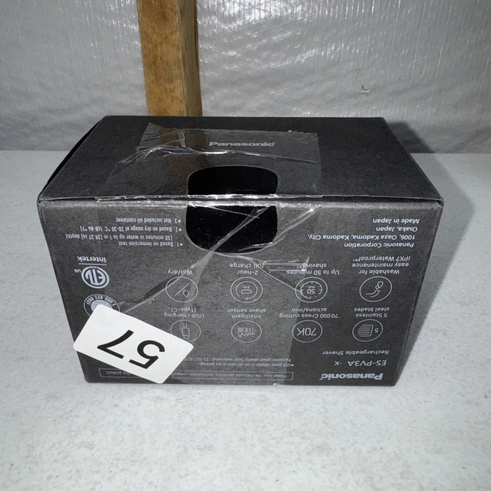 Panasonic ARC5 Palm-Sized Electric Shaver Handheld 5 Blade Razor ES-PV3A-K - Image 2 of 4