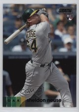 2020 Topps Stadium Club Black Foil Sheldon Neuse #282 0c4