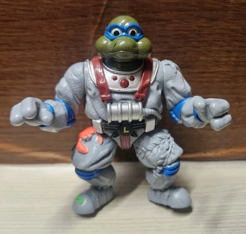 Vintage 1995 TMNT Deep Sea Diver Leonardo Leo Figure Only