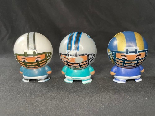 NFL Lil Teammates Figures Lot 3 Mini Football Players Raiders Lions Rams