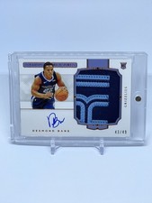 2020-21 National Treasures Rookie Patch Autographs Desmond Bane #147 43/49