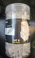Everest Cat6 Rj45 Pass Through Connector 200pack Ez Cat 6 Pass Through Rj45 Conn