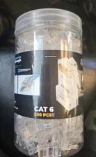 Everest Cat6 Rj45 Pass Through Connector 200pack Ez Cat 6 Pass Through Rj45 Conn