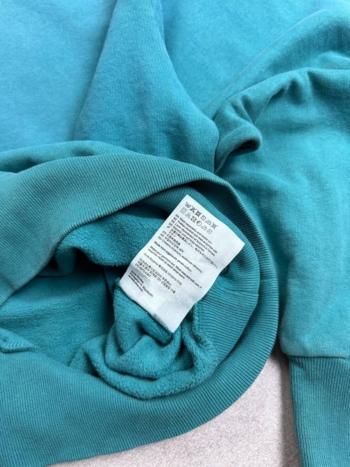 ACNE STUDIOS FACE PATCH  SWEATSHIRT XS RARE image 10