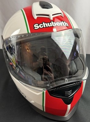 Schuberth Large S2 Motorcycle Helmet w/Integrated Sun Visor, Bluetooth 7/38 59cm