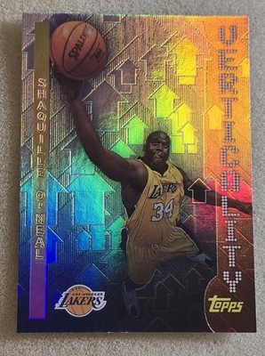 2002-03 Topps SHAQUILLE O'NEAL Verticality Insert #V14 Los Angeles Lakers 